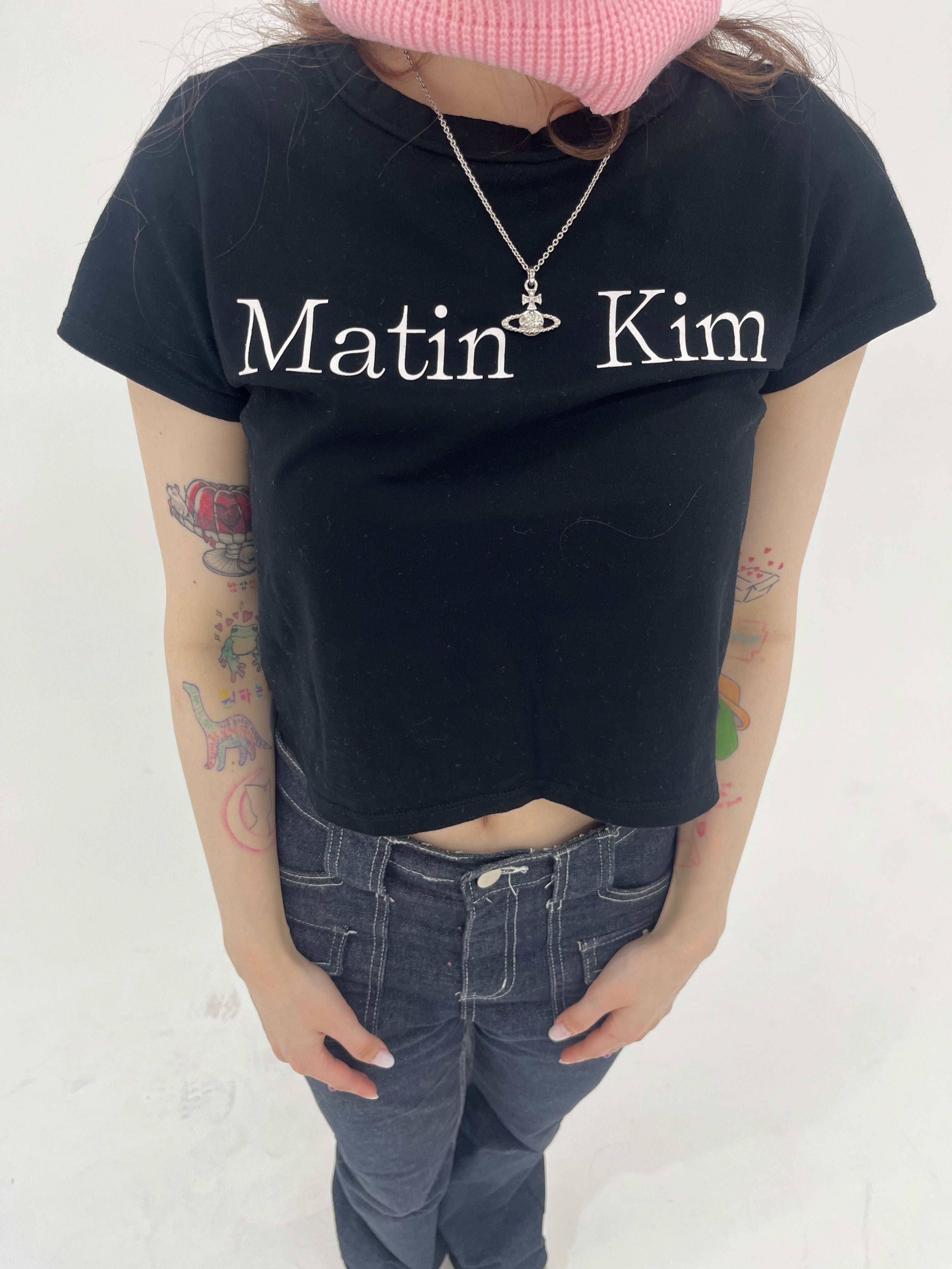 MATIN KIM 크롭반팔